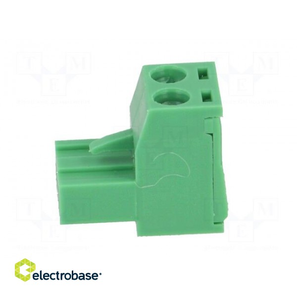 Pluggable terminal block | 5mm | ways: 2 | straight | plug | female image 5