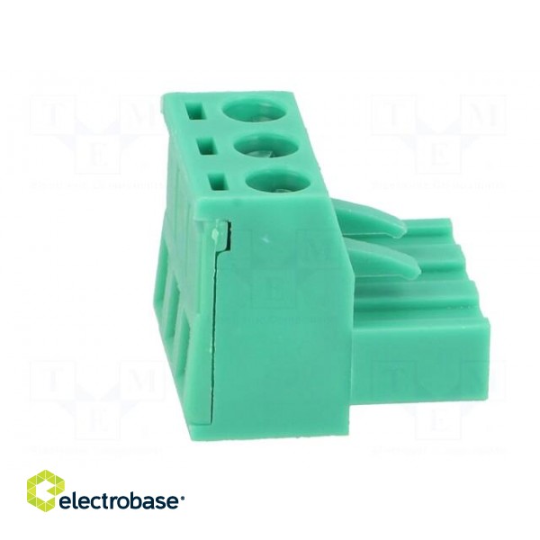 Pluggable terminal block | 5mm | ways: 3 | straight | plug | female image 7