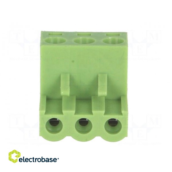 Pluggable terminal block | 5mm | ways: 3 | straight | plug | female image 9