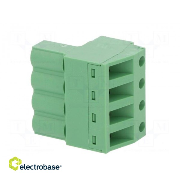 Pluggable terminal block | 5mm | ways: 4 | straight | plug | female image 6