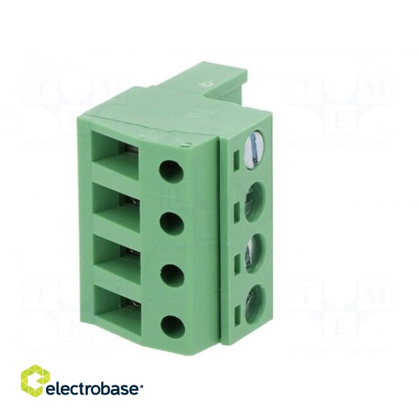 Pluggable terminal block | 5mm | ways: 4 | straight | plug | female image 8