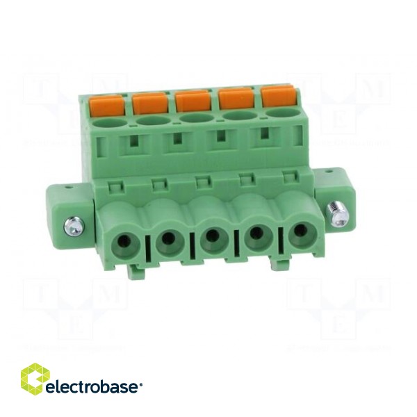 Pluggable terminal block | 5mm | ways: 5 | angled 90° | plug | female image 9