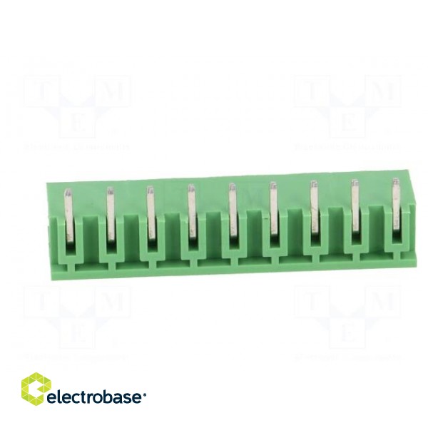 Pluggable terminal block | 5mm | ways: 9 | angled 90° | socket | male image 5