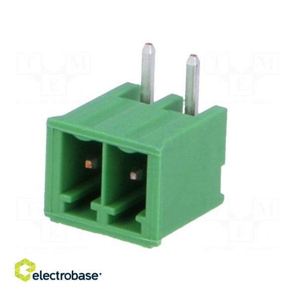 Pluggable terminal block | Contacts ph: 3.5mm | ways: 2 | angled 90° image 2