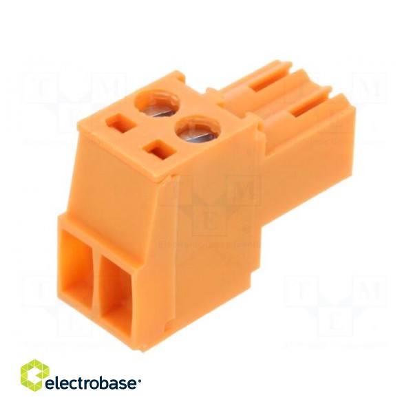 Pluggable terminal block | Contacts ph: 3.5mm | ways: 2 | straight image 2