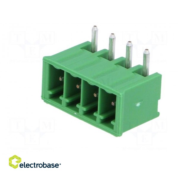Pluggable terminal block | Contacts ph: 3.5mm | ways: 4 | angled 90° image 2