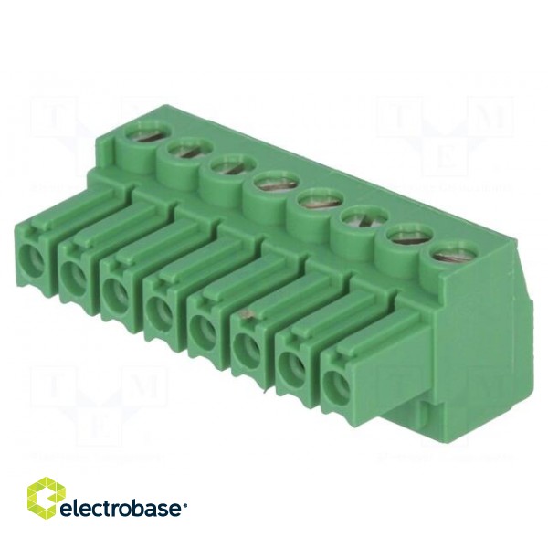 Pluggable terminal block | Contacts ph: 3.5mm | ways: 8 | straight image 1