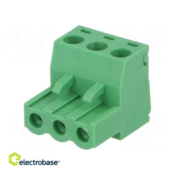 Pluggable terminal block | Contacts ph: 5.08mm | ways: 3 | straight image 1