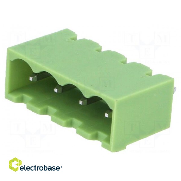 Pluggable terminal block | Contacts ph: 5.08mm | ways: 4 | straight image 1