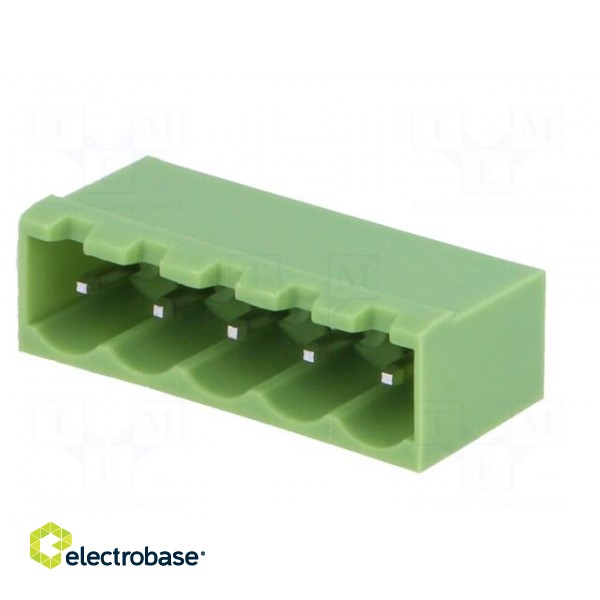 Pluggable terminal block | Contacts ph: 5.08mm | ways: 5 | straight image 2