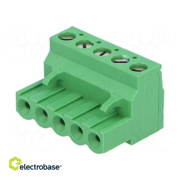 Pluggable terminal block | Contacts ph: 5.08mm | ways: 5 | straight image 1