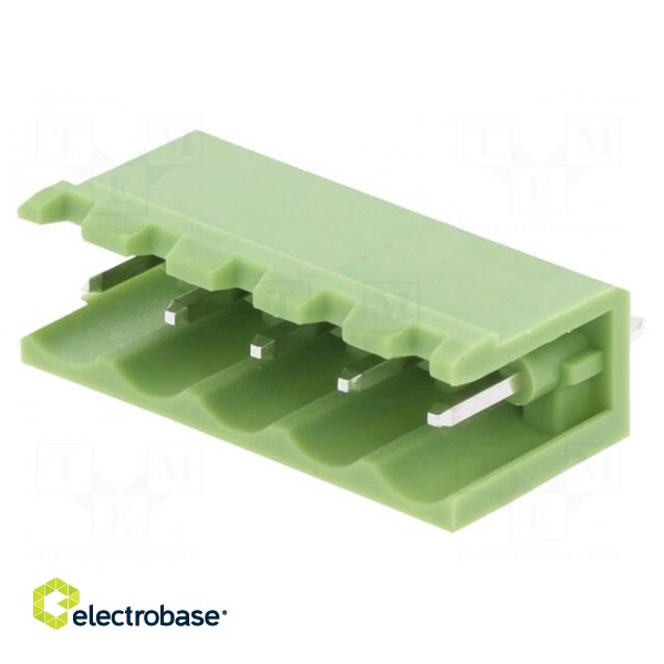 Pluggable terminal block | Contacts ph: 5.08mm | ways: 5 | straight image 1