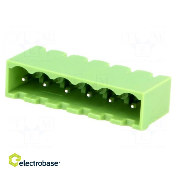 Pluggable terminal block | Contacts ph: 5.08mm | ways: 6 | straight image 1
