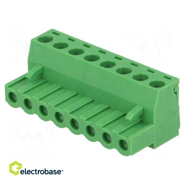 Pluggable terminal block | Contacts ph: 5.08mm | ways: 8 | straight image 1