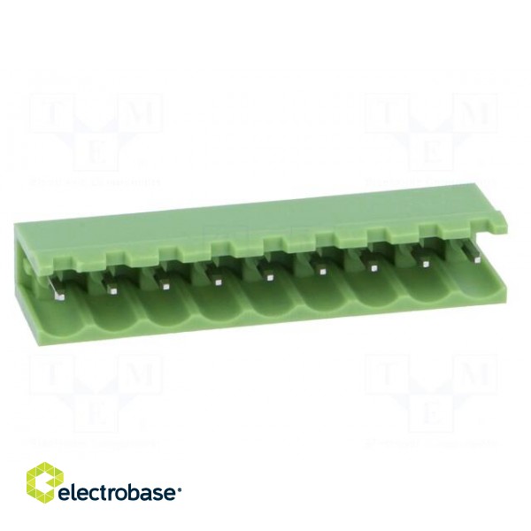 Pluggable terminal block | Contacts ph: 5.08mm | ways: 9 | straight фото 9