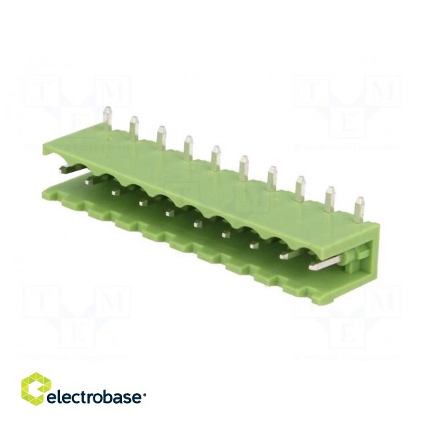 Pluggable terminal block | Contacts ph: 5mm | ways: 10 | angled 90° фото 2