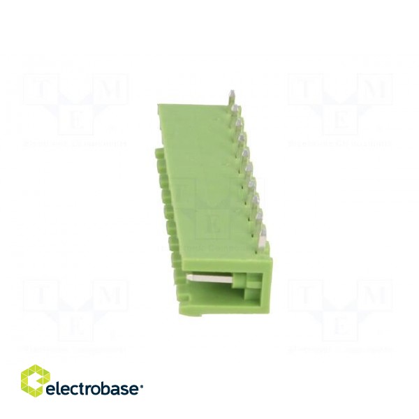 Pluggable terminal block | Contacts ph: 5mm | ways: 10 | angled 90° фото 3