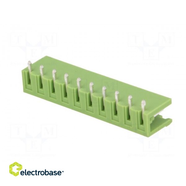 Pluggable terminal block | Contacts ph: 5mm | ways: 10 | angled 90° фото 6