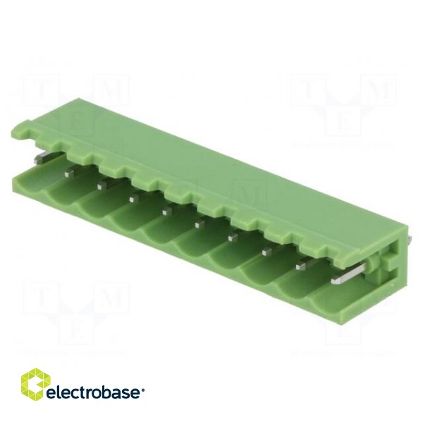 Pluggable terminal block | Contacts ph: 5mm | ways: 10 | straight image 1