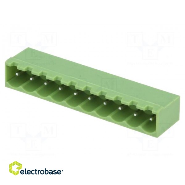 Pluggable terminal block | Contacts ph: 5mm | ways: 10 | straight image 1