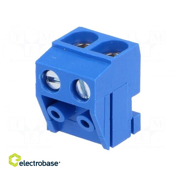Pluggable terminal block | Contacts ph: 5mm | ways: 2 | angled 90° image 1