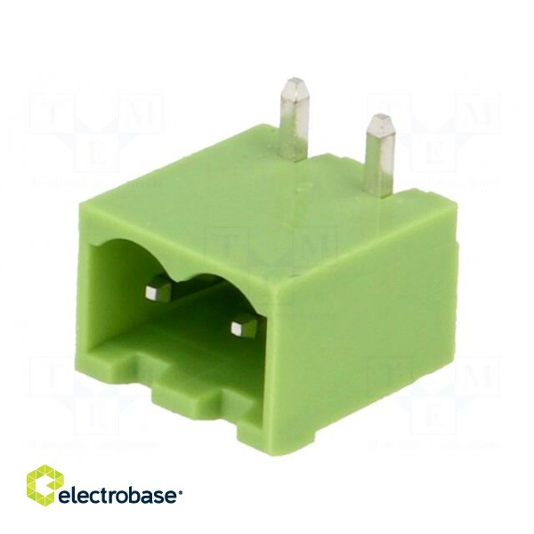 Pluggable terminal block | Contacts ph: 5mm | ways: 2 | angled 90° фото 1