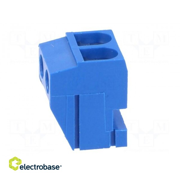 Pluggable terminal block | Contacts ph: 5mm | ways: 2 | angled 90° image 3