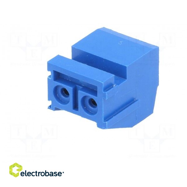 Pluggable terminal block | Contacts ph: 5mm | ways: 2 | angled 90° фото 2