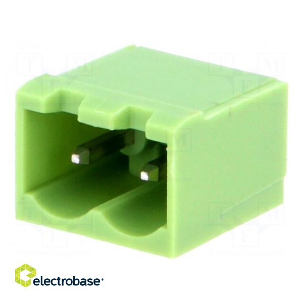 Pluggable terminal block | Contacts ph: 5mm | ways: 2 | straight image 1