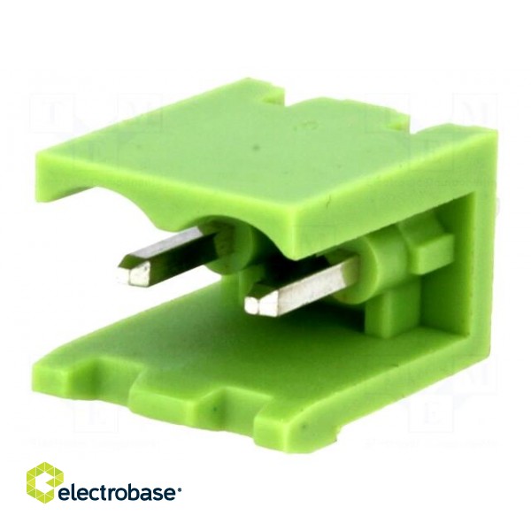 Pluggable terminal block | Contacts ph: 5mm | ways: 2 | straight image 1