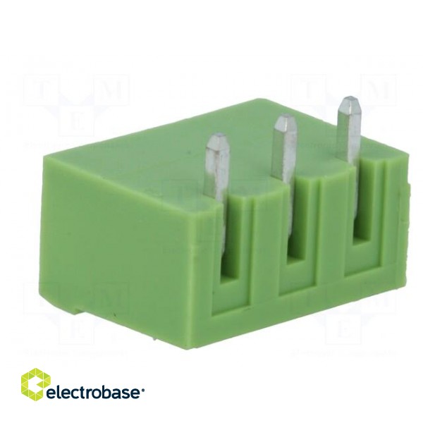 Pluggable terminal block | Contacts ph: 5mm | ways: 3 | angled 90° image 4