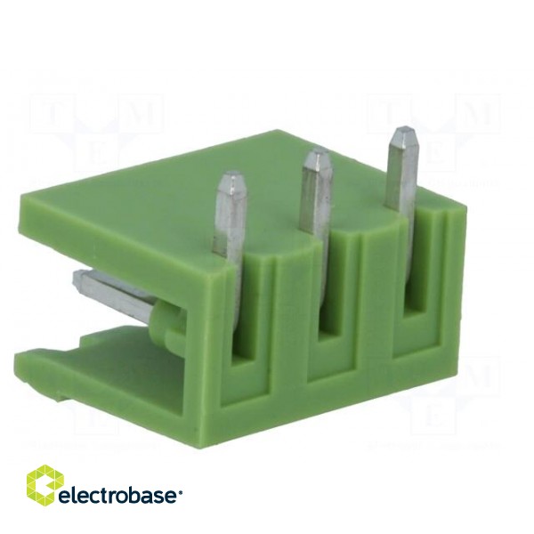 Pluggable terminal block | Contacts ph: 5mm | ways: 3 | angled 90° image 4
