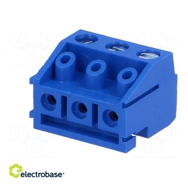 Pluggable terminal block | Contacts ph: 5mm | ways: 3 | angled 90° image 6