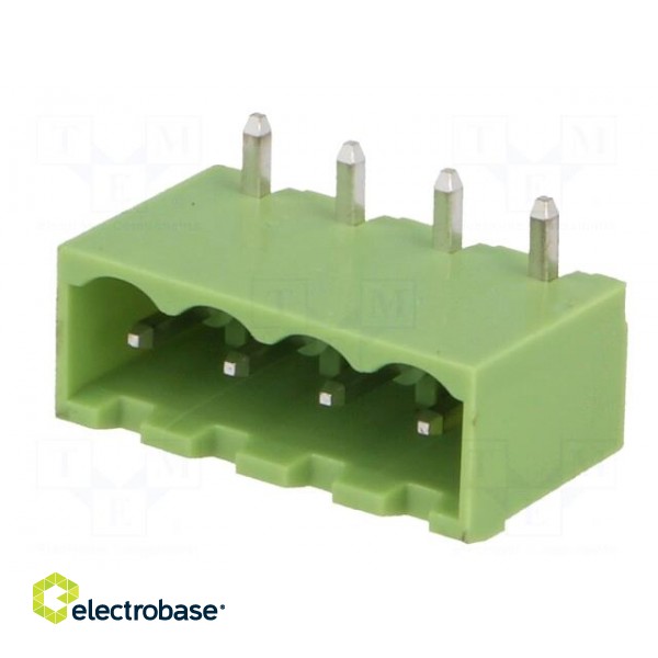 Pluggable terminal block | Contacts ph: 5mm | ways: 4 | angled 90° image 2