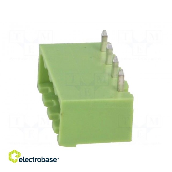 Pluggable terminal block | Contacts ph: 5mm | ways: 4 | angled 90° image 3