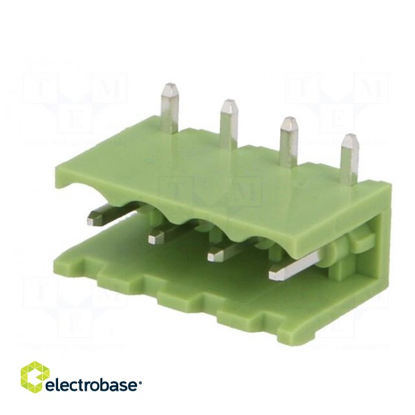Pluggable terminal block | Contacts ph: 5mm | ways: 4 | angled 90° фото 2