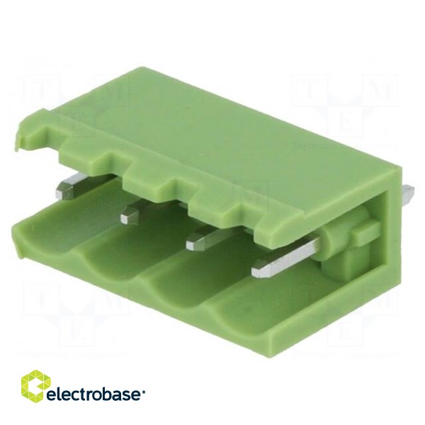 Pluggable terminal block | Contacts ph: 5mm | ways: 4 | straight image 1