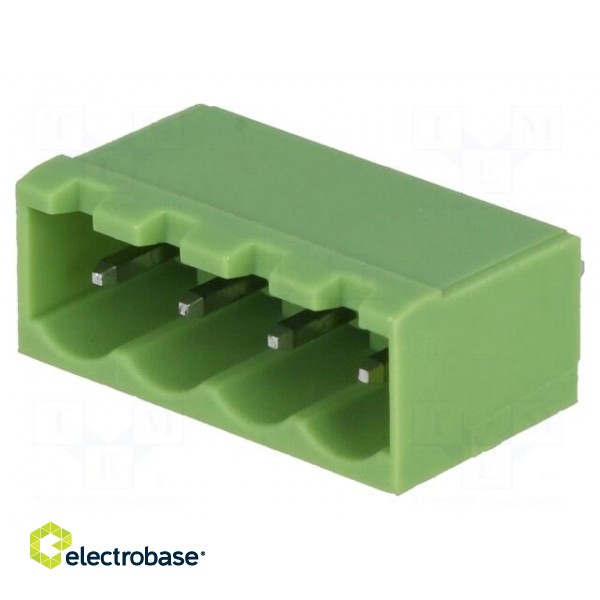 Pluggable terminal block | Contacts ph: 5mm | ways: 4 | straight фото 1