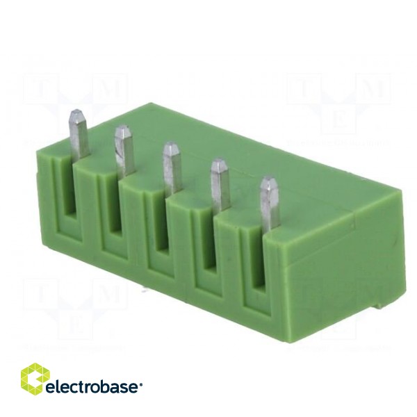 Pluggable terminal block | Contacts ph: 5mm | ways: 5 | angled 90° фото 6