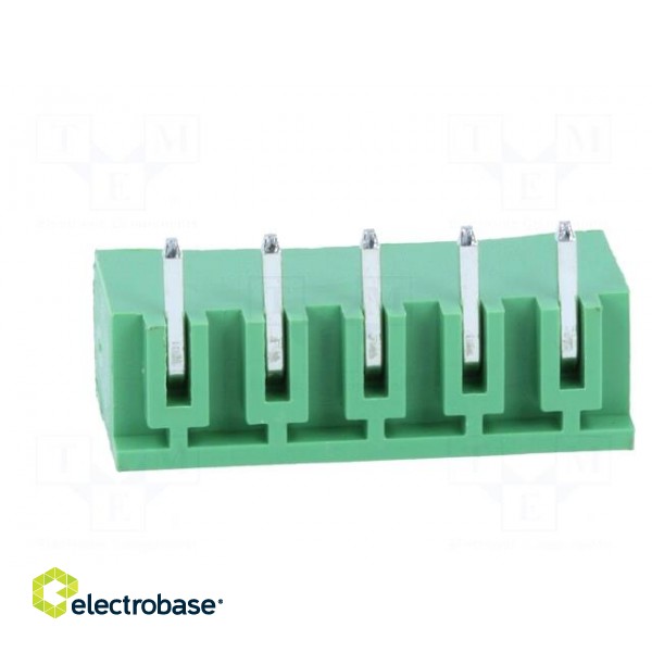 Pluggable terminal block | Contacts ph: 5mm | ways: 5 | angled 90° image 5