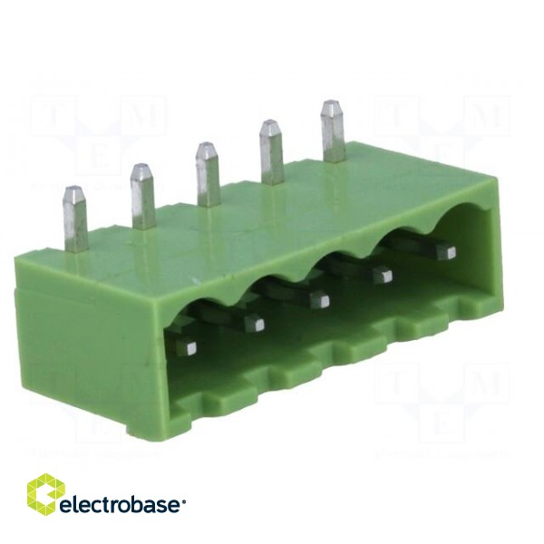 Pluggable terminal block | Contacts ph: 5mm | ways: 5 | angled 90° фото 8