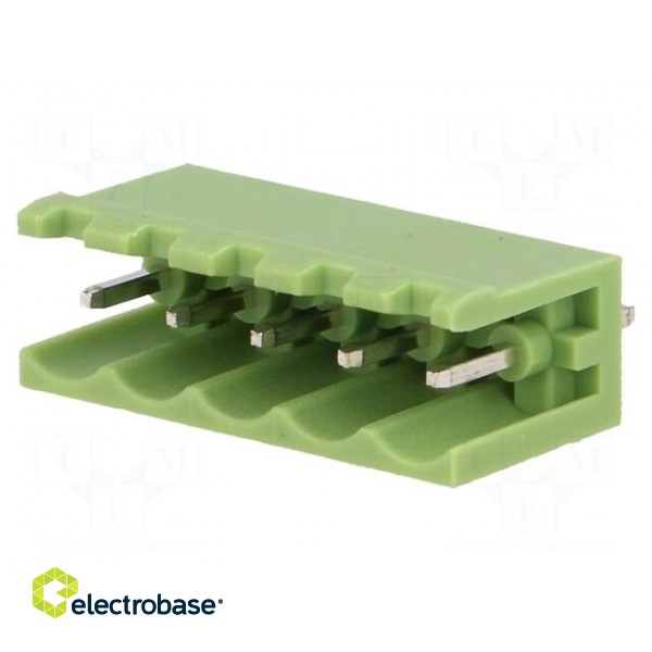 Pluggable terminal block | Contacts ph: 5mm | ways: 5 | straight фото 1