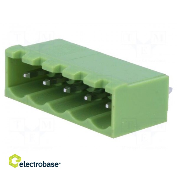 Pluggable terminal block | Contacts ph: 5mm | ways: 5 | straight image 1