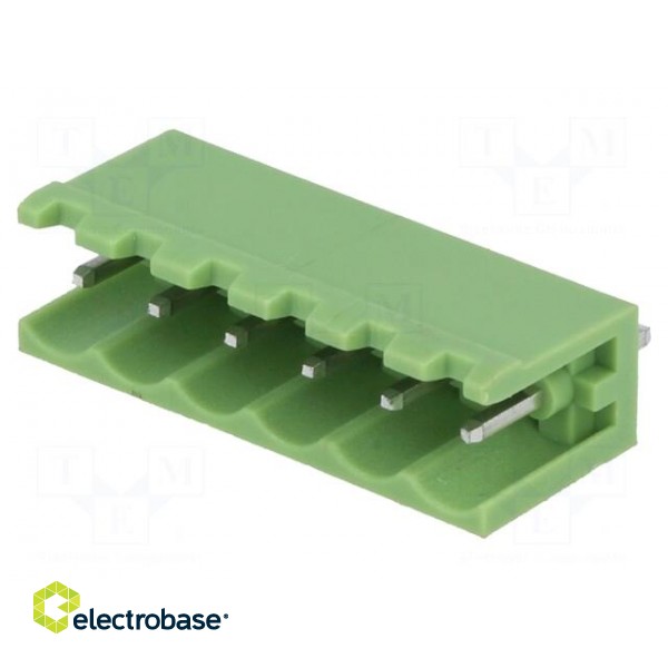 Pluggable terminal block | Contacts ph: 5mm | ways: 6 | straight image 1