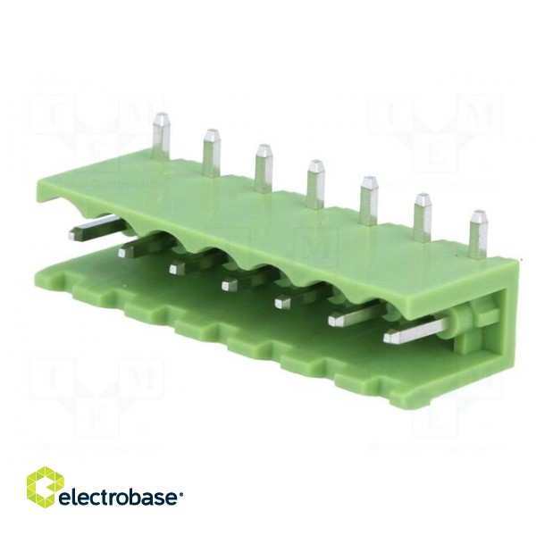 Pluggable terminal block | Contacts ph: 5mm | ways: 7 | angled 90° image 2