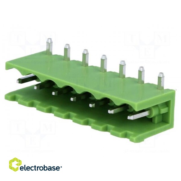 Pluggable terminal block | Contacts ph: 5mm | ways: 7 | angled 90° image 1