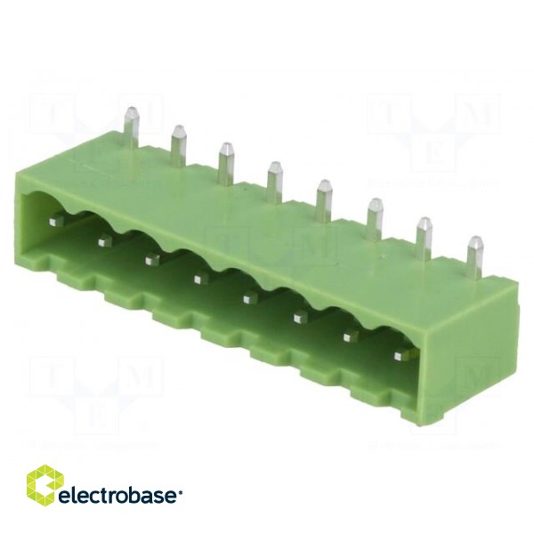 Pluggable terminal block | Contacts ph: 5mm | ways: 8 | angled 90° image 1