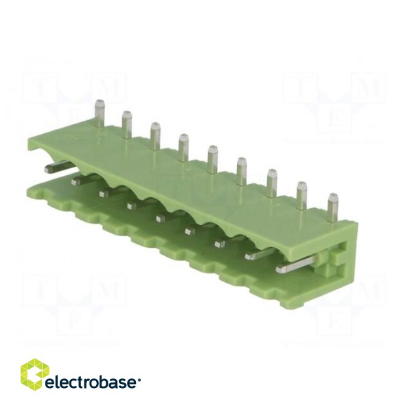 Pluggable terminal block | Contacts ph: 5mm | ways: 9 | angled 90° фото 2