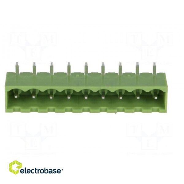 Pluggable terminal block | Contacts ph: 5mm | ways: 9 | angled 90° фото 9