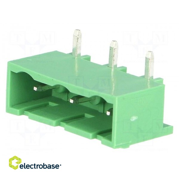Pluggable terminal block | Contacts ph: 7.5mm | ways: 3 | angled 90° image 1